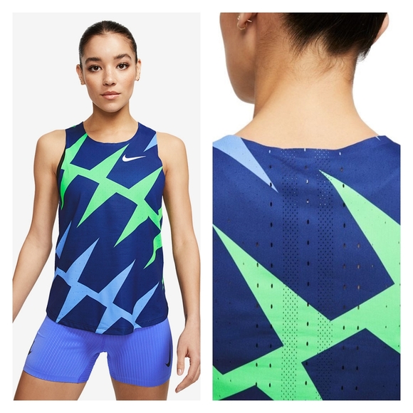 Nike Tops - Nike Pro Elite Team Distance Athletic Running Singlet Rare Women's Small